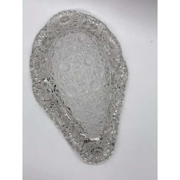 Vintage ABP Cut Glass Hunts Royal Trinket Tray C20 - Picture 8 of 12